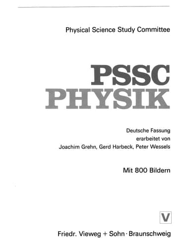PSSC Physik aus d. Engl