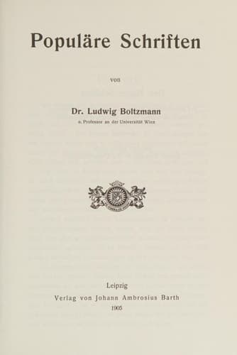 Populäre Schriften (German Edition)