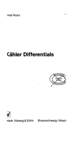 Kähler Differentials