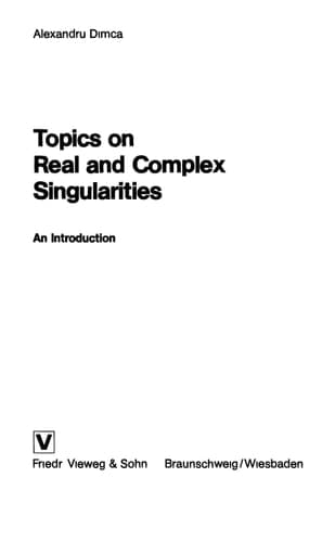 Topics on Real and Complex Singularities An Introduction
