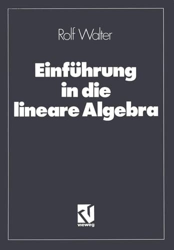 Einführung in die lineare Algebra