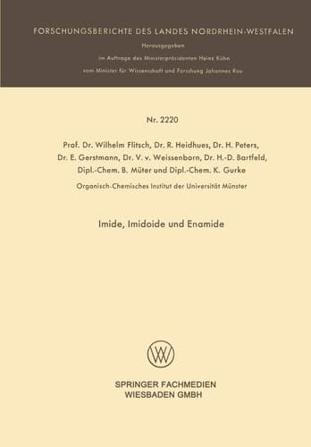 Imide, Imidoide und Enamide