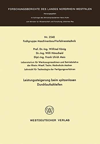 Leistungssteigerung beim spitzenlosen Durchlaufschleifen