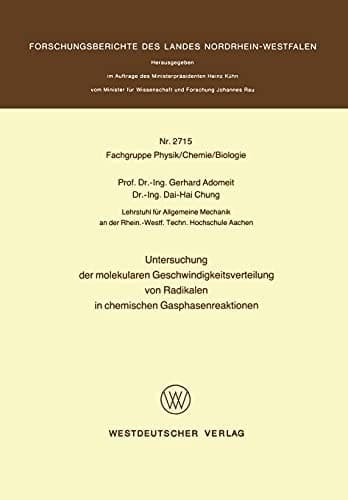 Untersuchung der molekularen Geschwindigkeitsverteilung von Radikalen in chemischen Gasphasenreaktionen