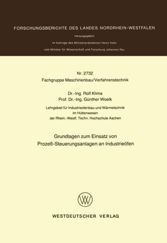 Grundlagen zum Einsatz von Prozeß-Steuerungsanlagen an Industrieöfen