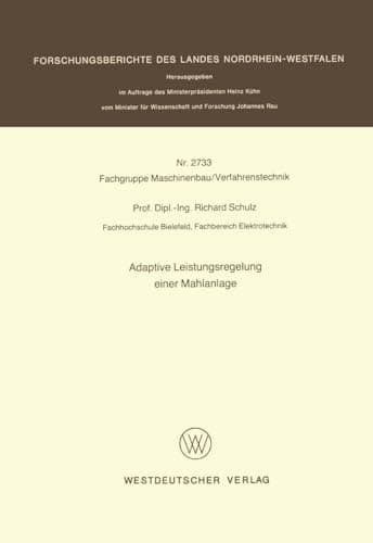 Adaptive Leistungsregelung einer Mahlanlage