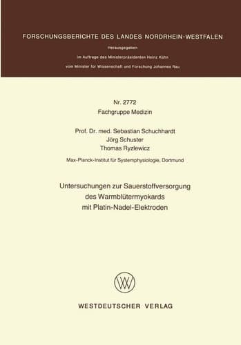 Untersuchungen zur Sauerstoffversorgung des Warmblütermyokards mit Platin-Nadel-Elektroden