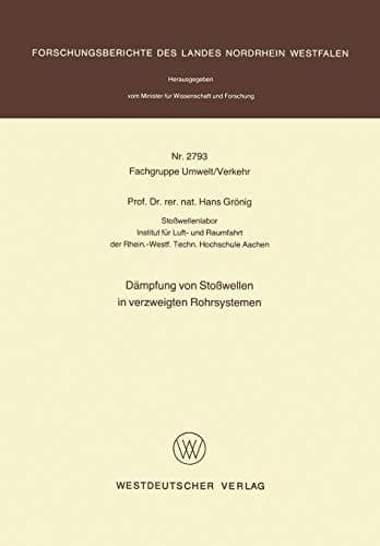 Dämpfung von Stoßwellen in verzweigten Rohrsystemen