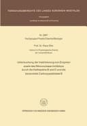 Untersuchung der Inaktivierung von Enzymen sowie des Ribonuclease-Inhibitors durch die Kathepsine B und D und die lysosomale Carboxypeptidase B