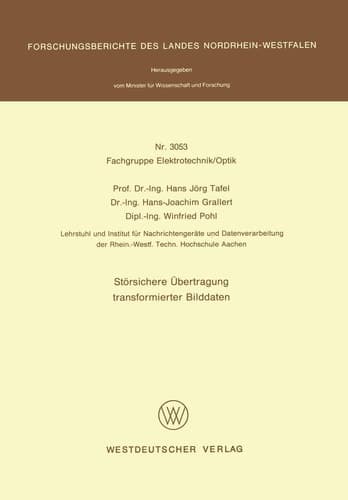 Störsichere Übertragung transformierter Bilddaten