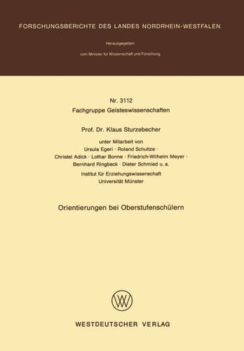 Orientierungen bei Oberstufenschülern