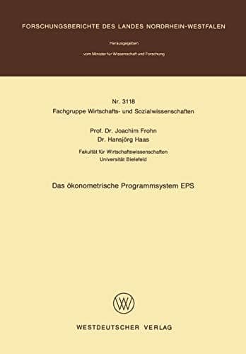 Das ökonometrische Programmsystem EPS