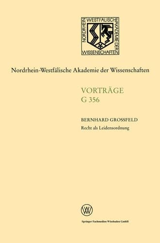 Recht als Leidensordnung (German Edition)