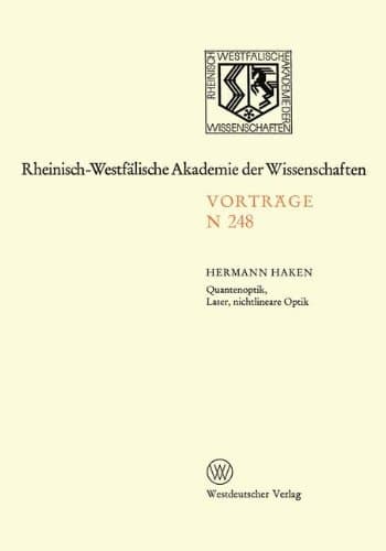Quantenoptik, Laser, nichtlineare Optik (German Edition)