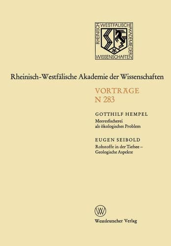 Meeresfischerei als ökologisches Problem Rohstoffe in der Tiefsee — Geologische Aspekte