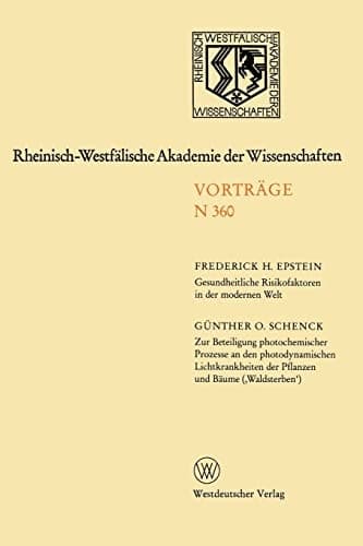 Rheinisch-Westfälische Akademie der Wissenschaften Natur-, Ingenieur- und Wirtschaftswissenschaften Vorträge · N 360