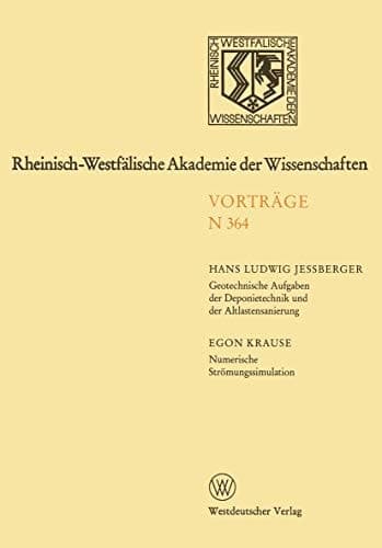Rheinisch-Westfälische Akademie der Wissenschaften Natur-, Ingenieur- und Wirtschaftswissenschaften Vorträge · N 364