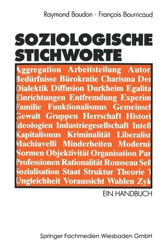 Soziologische Stichworte Ein Handbuch