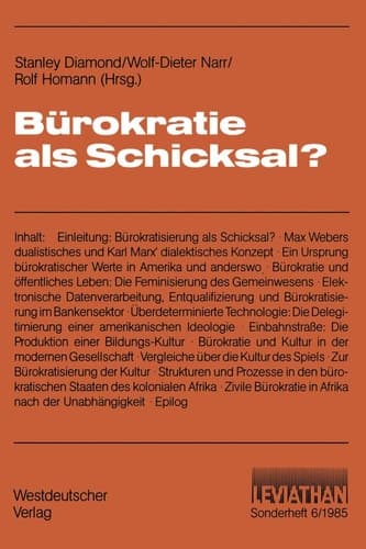 Bürokratie als Schicksal? (German Edition)