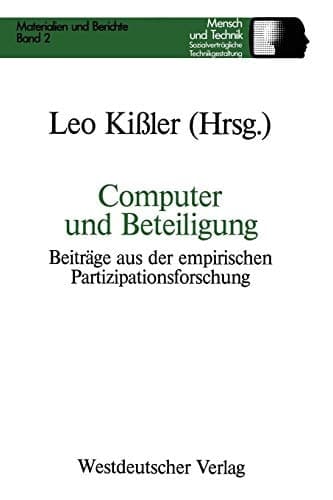 Computer und Beteiligung Beiträge aus der empirischen Partizipationsforschung