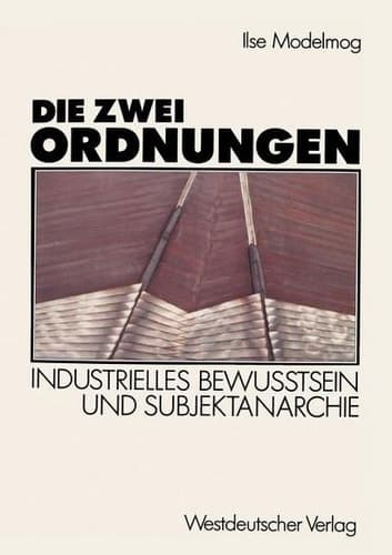 Die zwei Ordnungen Industrielles Bewußtsein und Subjektanarchie