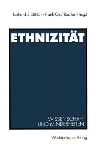 Ethnizität Wissenschaft und Minderheiten