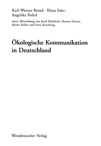 Ökologische Kommunikation in Deutschland