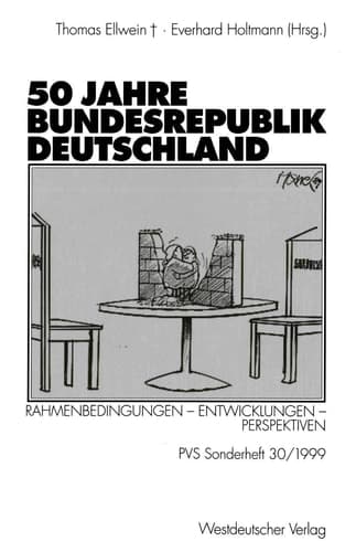 50 Jahre Bundesrepublik Deutschland Rahmenbedingungen — Entwicklungen — Perspektiven