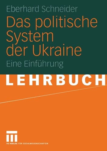 Das politische System der Ukraine Eine Einführung