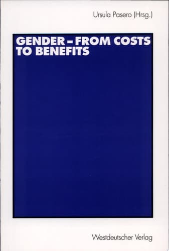 Gender - from Costs to Benefits
