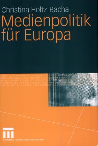 Medienpolitik für Europa
