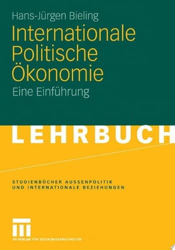 Internationale Politische Ökonomie Eine Einführung