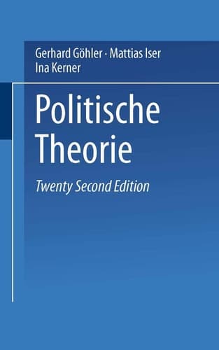 Politische Theorie 22 umkämpfte Begriffe zur Einführung