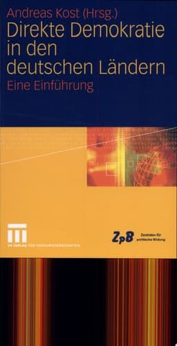 Direkte Demokratie in den deutschen Ländern Eine Einführung