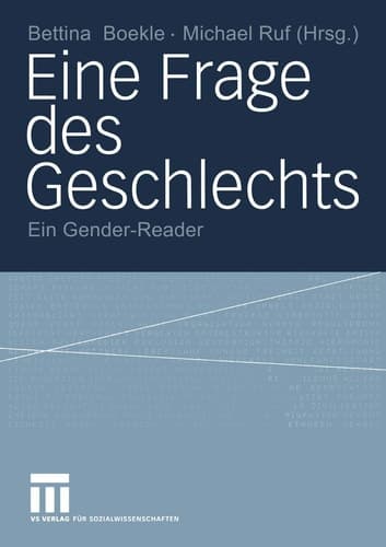 Eine Frage des Geschlechts Ein Gender-Reader