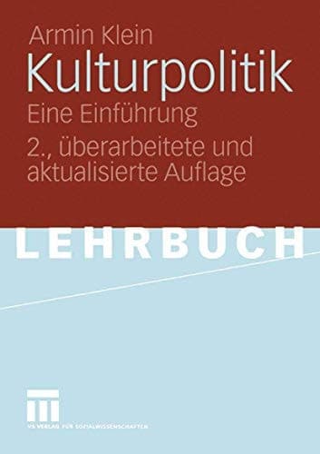 Kulturpolitik eine Einführung
