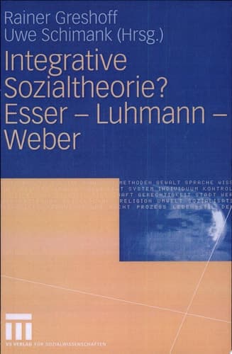 Greshoff, Sozialtheorie