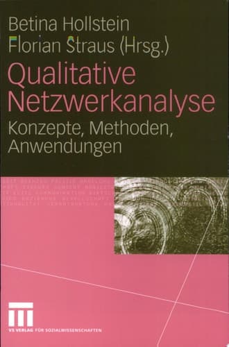 Qualitative Netzwerkanalyse Konzepte, Methoden, Anwendungen