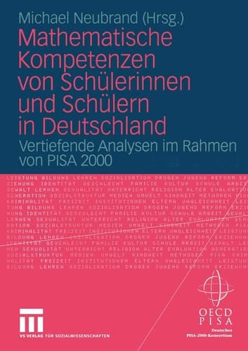Mathematische Kompetenzen von Schülerinnen und Schülern in Deutschland Vertiefende Analysen im Rahmen von PISA 2000