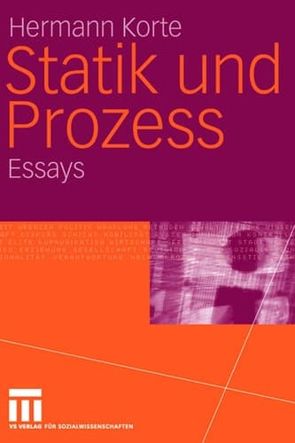 Statik und Prozess Essays