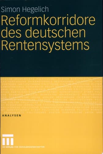 Reformkorridore des deutschen Rentensystems
