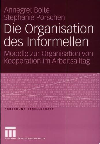 Die Organisation des Informellen Modelle zur Organisation von Kooperation im Arbeitsalltag
