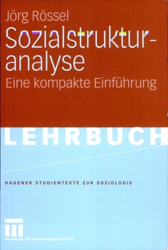 Sozialstrukturanalyse Eine kompakte Einführung
