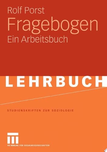 Fragebogen Ein Arbeitsbuch
