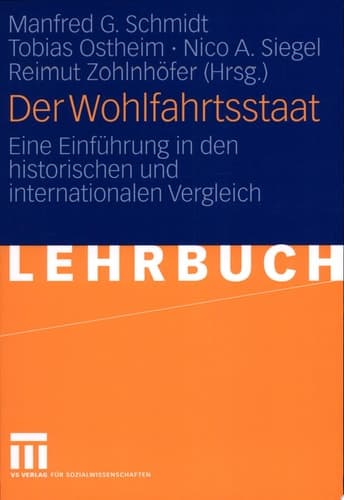Der Wohlfahrtsstaat Eine Einführung in den historischen und internationalen Vergleich