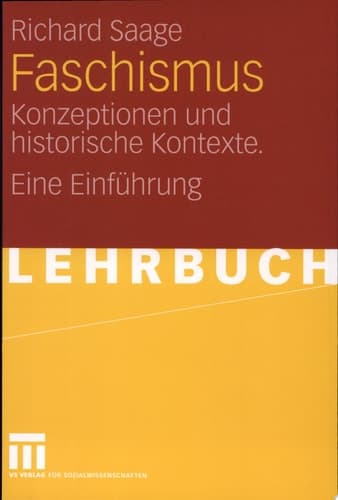 Faschismus Konzeptionen und historische Kontexte. Eine Einführung
