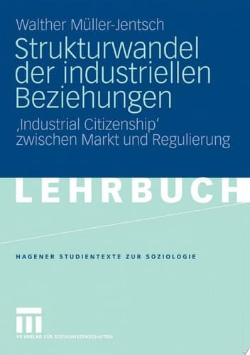 Strukturwandel der industriellen Beziehungen 'Industrial Citizenship' zwischen Markt und Regulierung