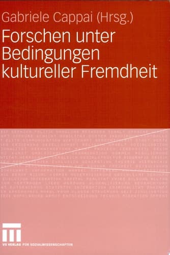 Forschen unter Bedingungen kultureller Fremdheit