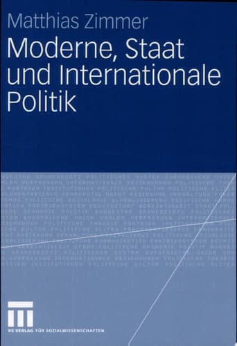 Moderne, Staat und Internationale Politik