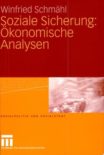 Soziale Sicherung: Ökonomische Analysen